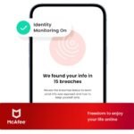 McAfee Antivirus iSecurity Live Safe Total Protection 5 Large